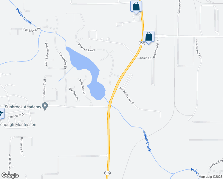 map of restaurants, bars, coffee shops, grocery stores, and more near 2001 Reserve Parkway in McDonough