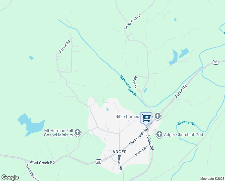 map of restaurants, bars, coffee shops, grocery stores, and more near 7511 Knight Road in Jefferson County