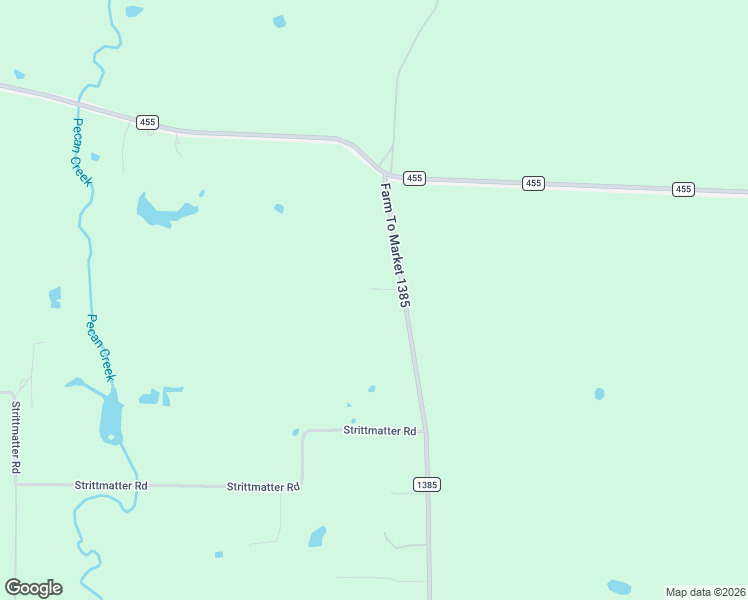 map of restaurants, bars, coffee shops, grocery stores, and more near 13357 Farm to Market Road 1385 in Pilot Point