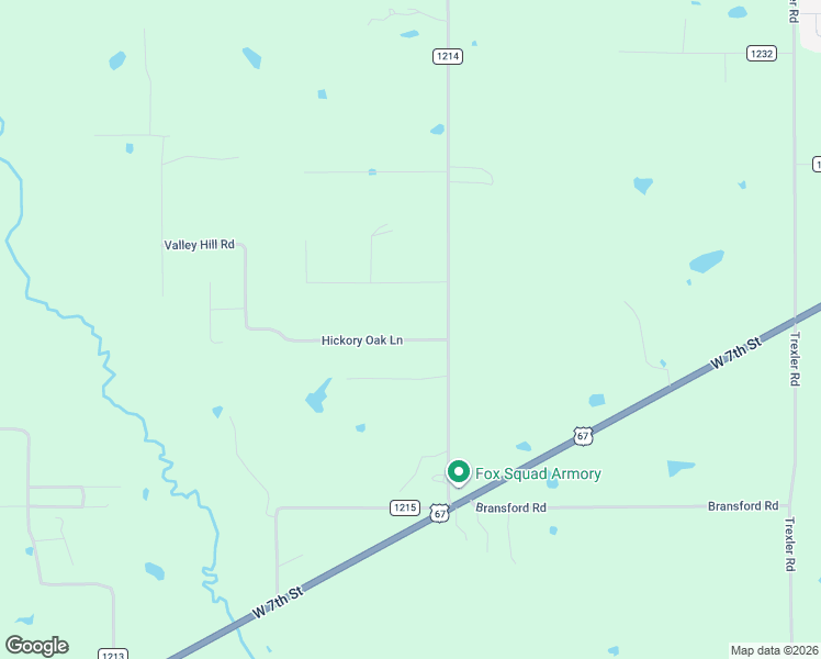 map of restaurants, bars, coffee shops, grocery stores, and more near 8 Hickory Oak Lane in Texarkana