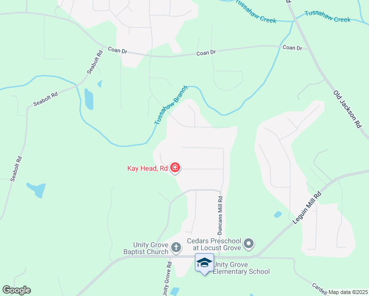 map of restaurants, bars, coffee shops, grocery stores, and more near 148 Duncans Mill Rd in Locust Grove