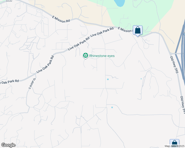 map of restaurants, bars, coffee shops, grocery stores, and more near 351 Sheila Lane in Fallbrook