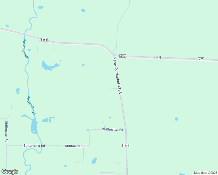 map of restaurants, bars, coffee shops, grocery stores, and more near 13357 Farm to Market Road 1385 in Pilot Point