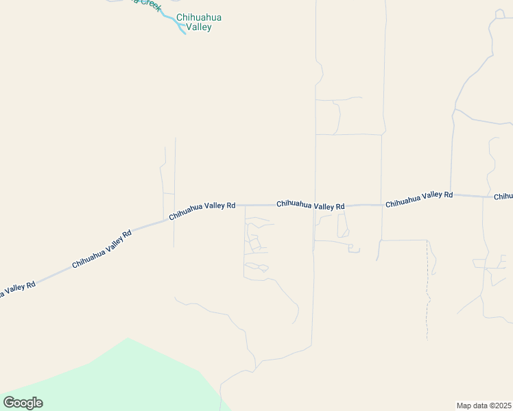 map of restaurants, bars, coffee shops, grocery stores, and more near Chihuahua Valley Road in San Diego County