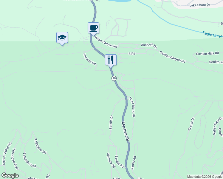 map of restaurants, bars, coffee shops, grocery stores, and more near 101-199 Kilimanjaro Dr in Ruidoso