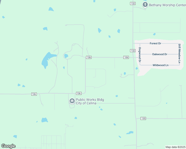 map of restaurants, bars, coffee shops, grocery stores, and more near 2375 Kallee Cove in Celina