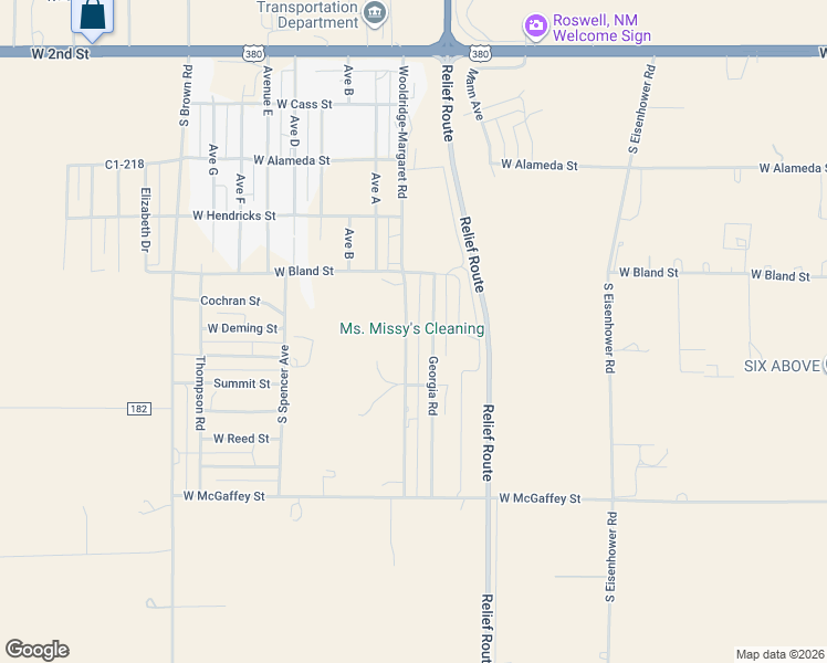 map of restaurants, bars, coffee shops, grocery stores, and more near 600 Georgia Road in Roswell