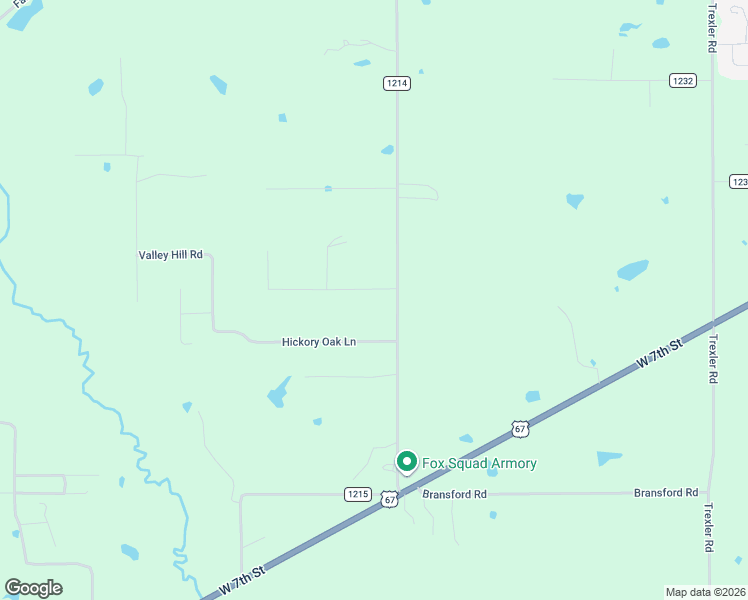 map of restaurants, bars, coffee shops, grocery stores, and more near 8 Hickory Oak Lane in Texarkana