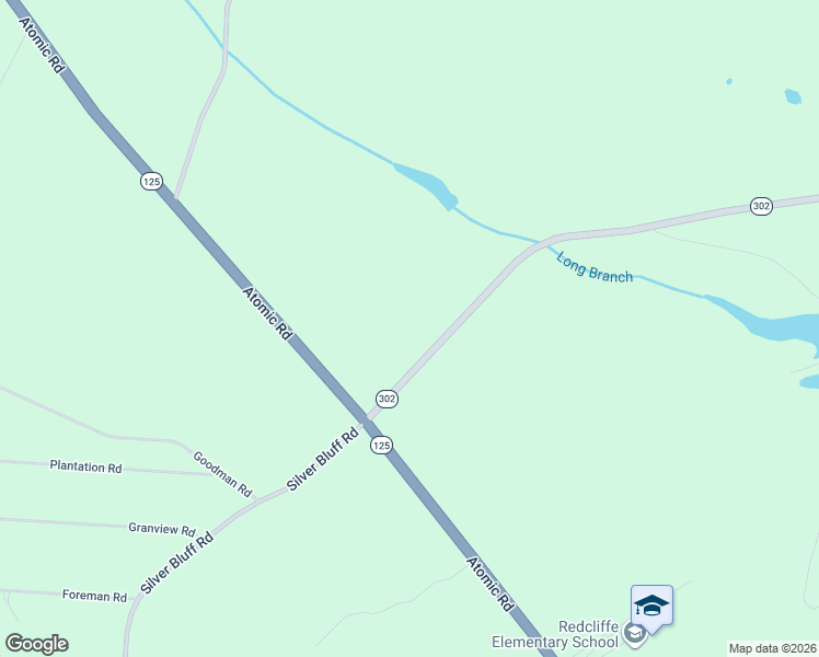 map of restaurants, bars, coffee shops, grocery stores, and more near 3593 Silver Bluff Road in Aiken