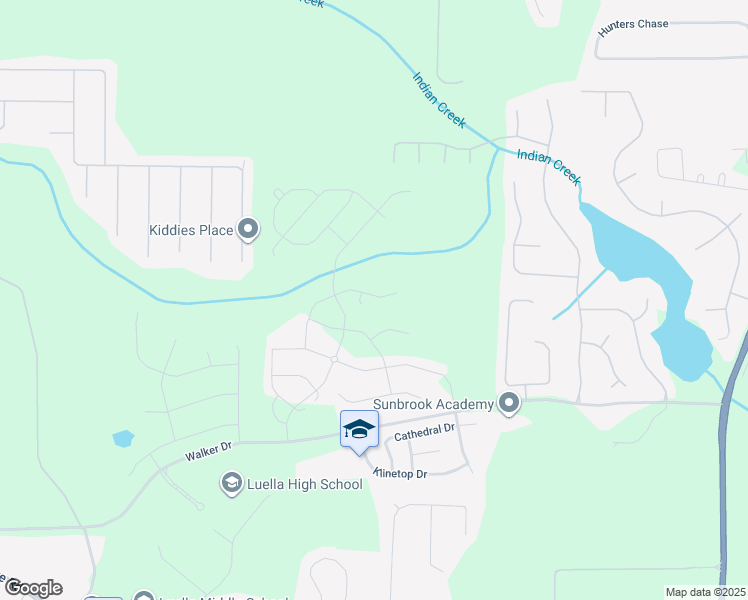 map of restaurants, bars, coffee shops, grocery stores, and more near 443 Walker Dr in McDonough
