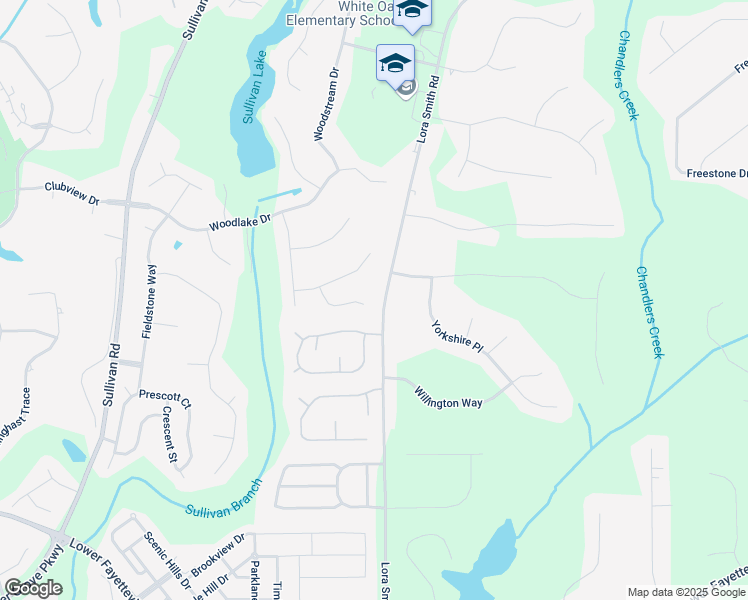 map of restaurants, bars, coffee shops, grocery stores, and more near 56 Mosswood Lane in Newnan