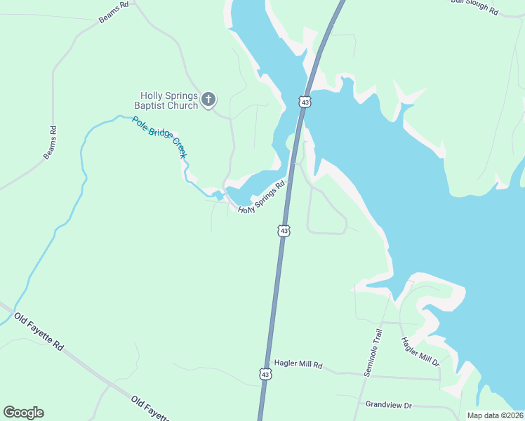map of restaurants, bars, coffee shops, grocery stores, and more near 16248 Holly Springs Road in Northport