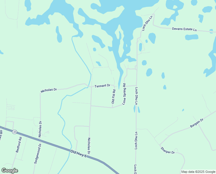 map of restaurants, bars, coffee shops, grocery stores, and more near 129 Tennant Drive in Cross
