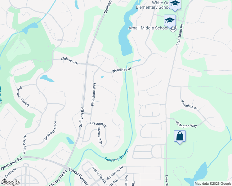 map of restaurants, bars, coffee shops, grocery stores, and more near 98 Pheasant Ridge in Newnan