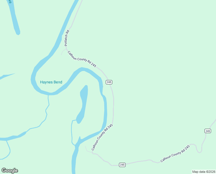 map of restaurants, bars, coffee shops, grocery stores, and more near 4668 Calhoun County Road 245 in Hampton