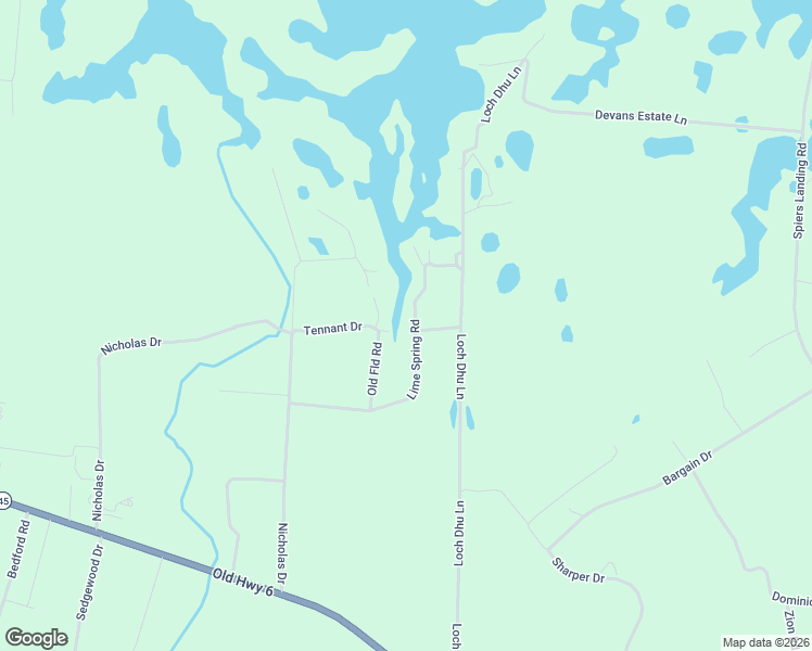 map of restaurants, bars, coffee shops, grocery stores, and more near 138 Old Field Road in Cross