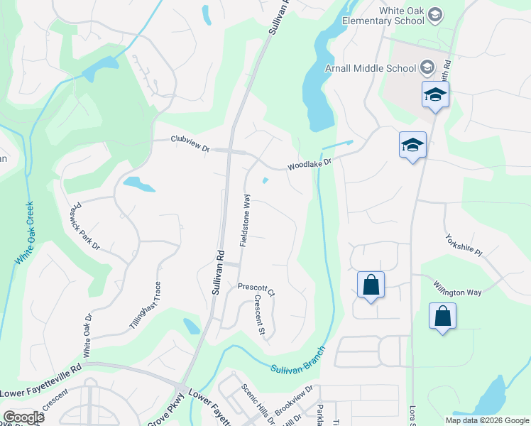 map of restaurants, bars, coffee shops, grocery stores, and more near 53 Pheasant Ridge in Newnan
