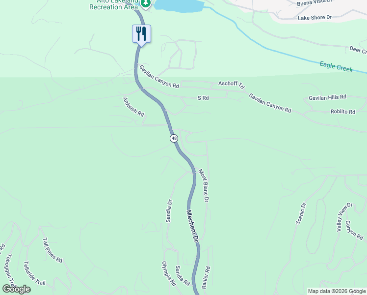 map of restaurants, bars, coffee shops, grocery stores, and more near Mechem in Ruidoso