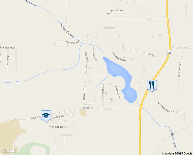 map of restaurants, bars, coffee shops, grocery stores, and more near 809 Summit Park Trail in McDonough