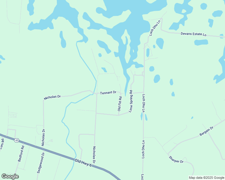 map of restaurants, bars, coffee shops, grocery stores, and more near 129 Tennant Drive in Cross