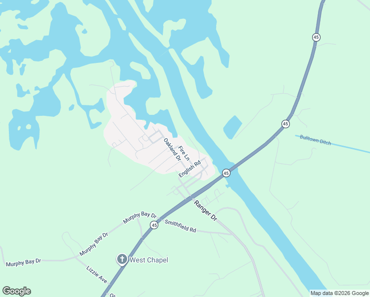 map of restaurants, bars, coffee shops, grocery stores, and more near 108 Fire Lane in Cross