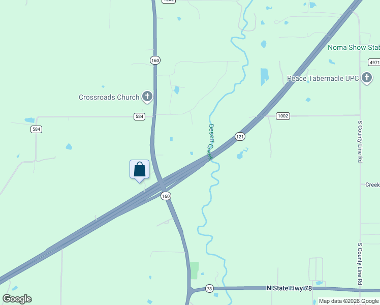 map of restaurants, bars, coffee shops, grocery stores, and more near 15527-15589 Highway 121 in Blue Ridge