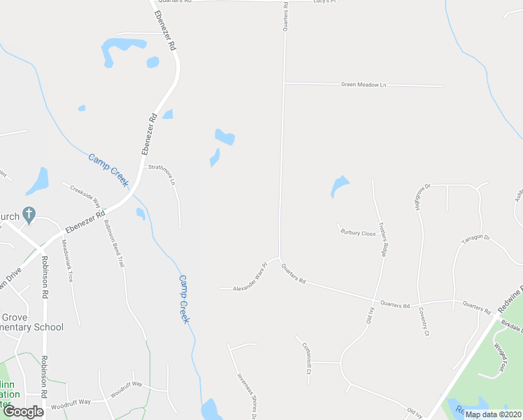 map of restaurants, bars, coffee shops, grocery stores, and more near 288 Quarters Road in Fayetteville