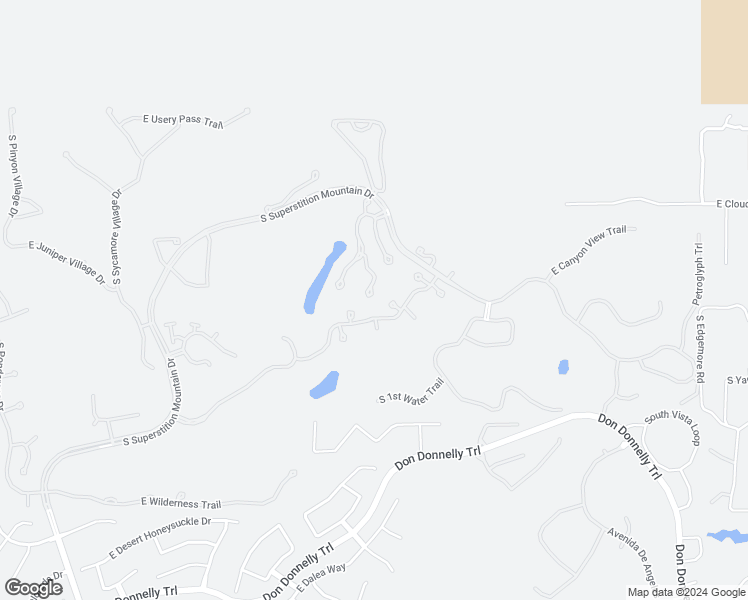 map of restaurants, bars, coffee shops, grocery stores, and more near 3141 South Amble Pass in Gold Canyon