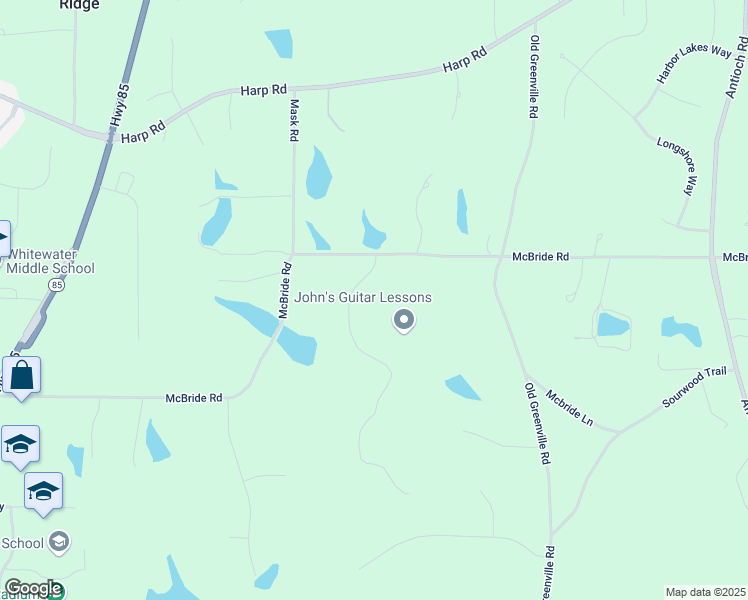 map of restaurants, bars, coffee shops, grocery stores, and more near 160 Cooper Cove in Fayetteville