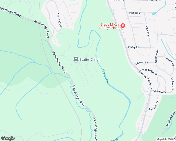 map of restaurants, bars, coffee shops, grocery stores, and more near 1336 Haddon Trail in Hoover