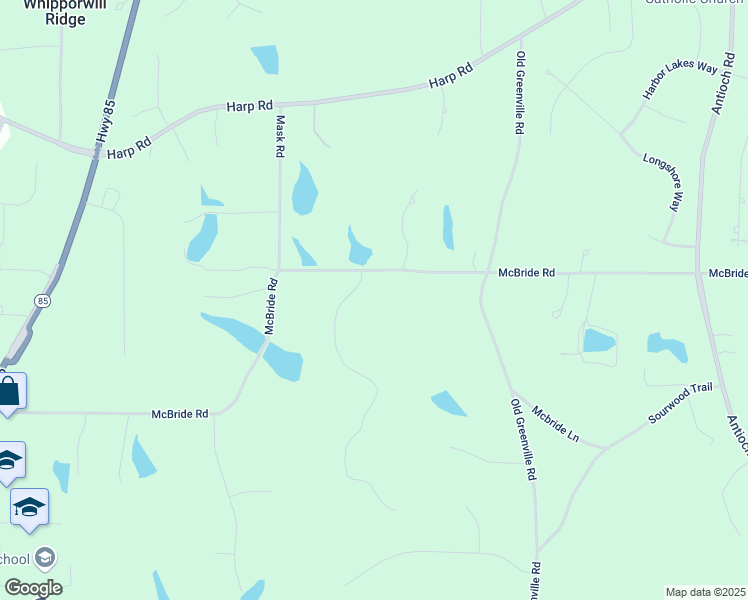 map of restaurants, bars, coffee shops, grocery stores, and more near 110 Godby Drive in Fayetteville