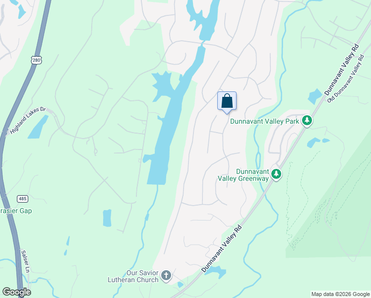 map of restaurants, bars, coffee shops, grocery stores, and more near 259 Highland Park Drive in Birmingham