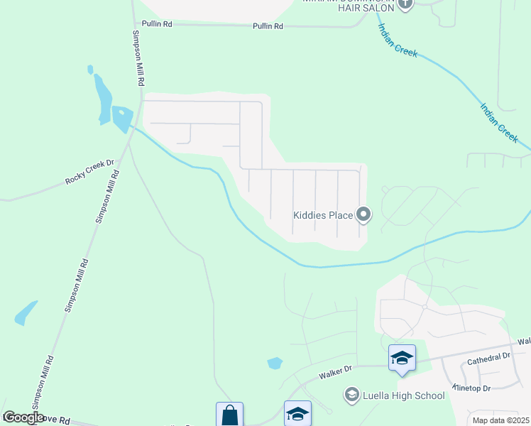 map of restaurants, bars, coffee shops, grocery stores, and more near 728 Breanna Drive in McDonough