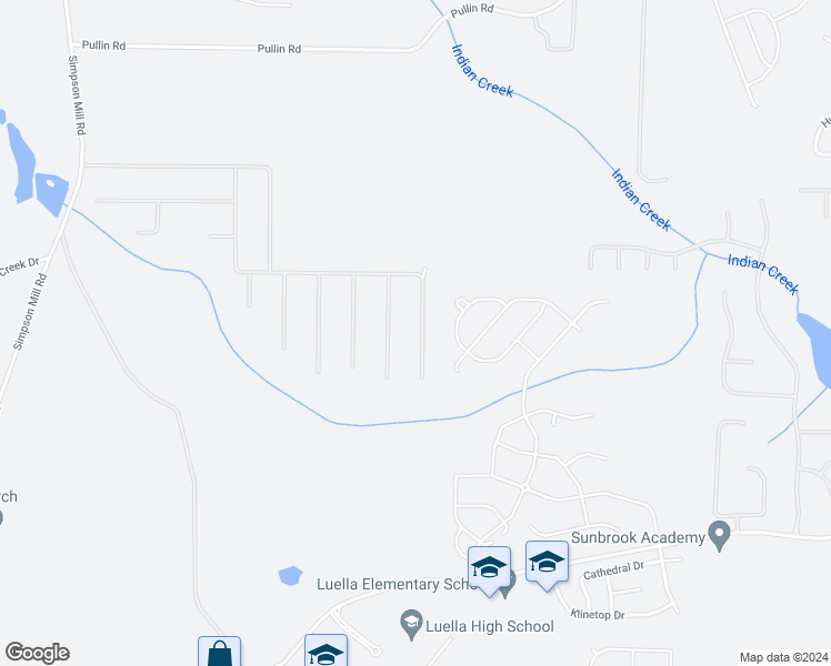 map of restaurants, bars, coffee shops, grocery stores, and more near 358 Ermines Way in McDonough