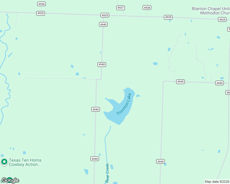 map of restaurants, bars, coffee shops, grocery stores, and more near 1284 County Road 4940 in Leonard