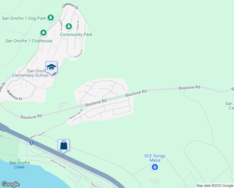 map of restaurants, bars, coffee shops, grocery stores, and more near 1565-1585 Morgan Street in San Clemente