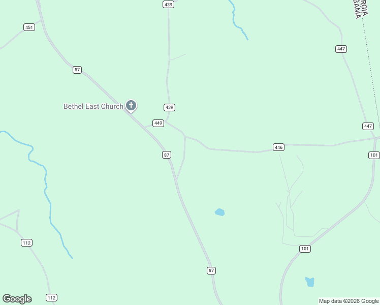 map of restaurants, bars, coffee shops, grocery stores, and more near 140 County Road 449 in Woodland
