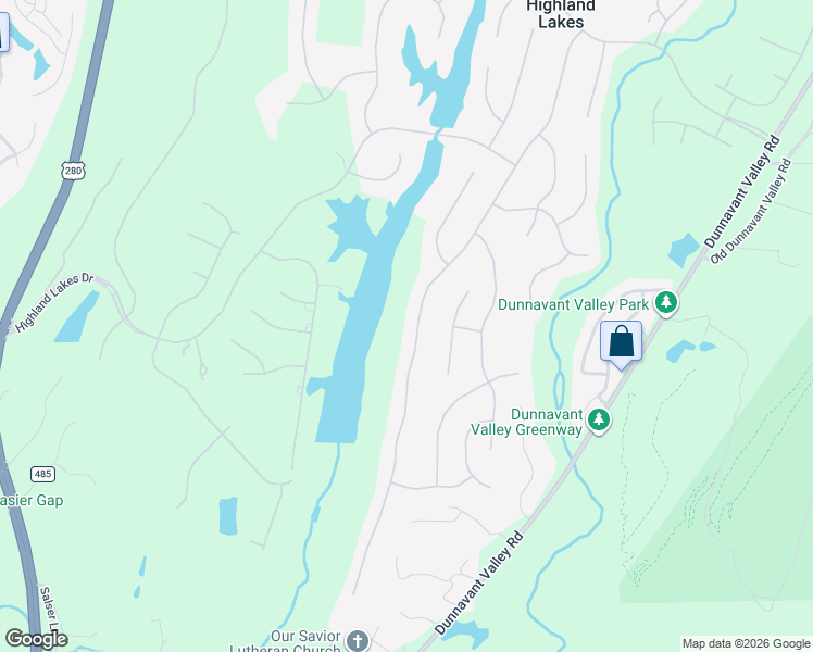 map of restaurants, bars, coffee shops, grocery stores, and more near 234 Highland Park Drive in Birmingham