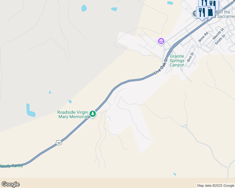 map of restaurants, bars, coffee shops, grocery stores, and more near 197 Mackey Camp Road in Miami