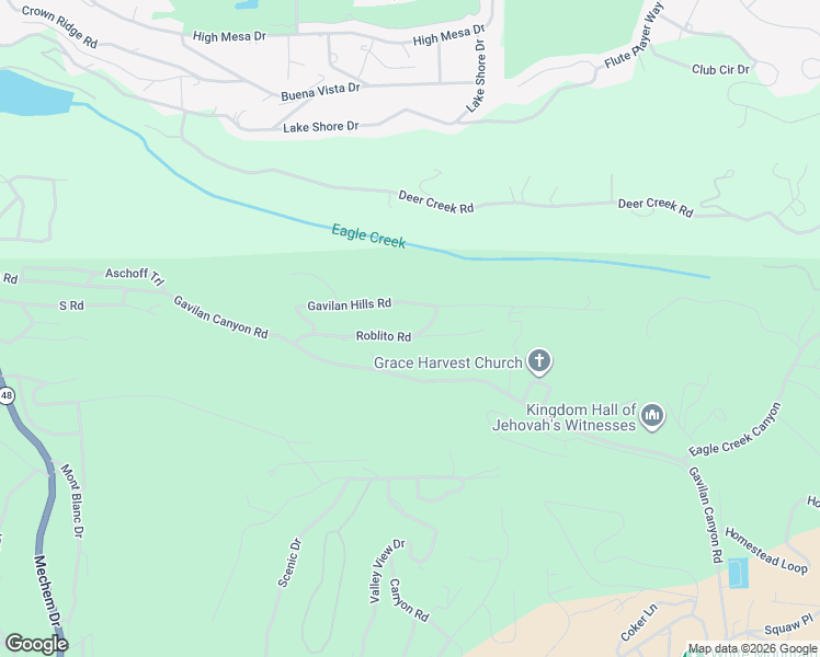 map of restaurants, bars, coffee shops, grocery stores, and more near Roblito Rd in Ruidoso