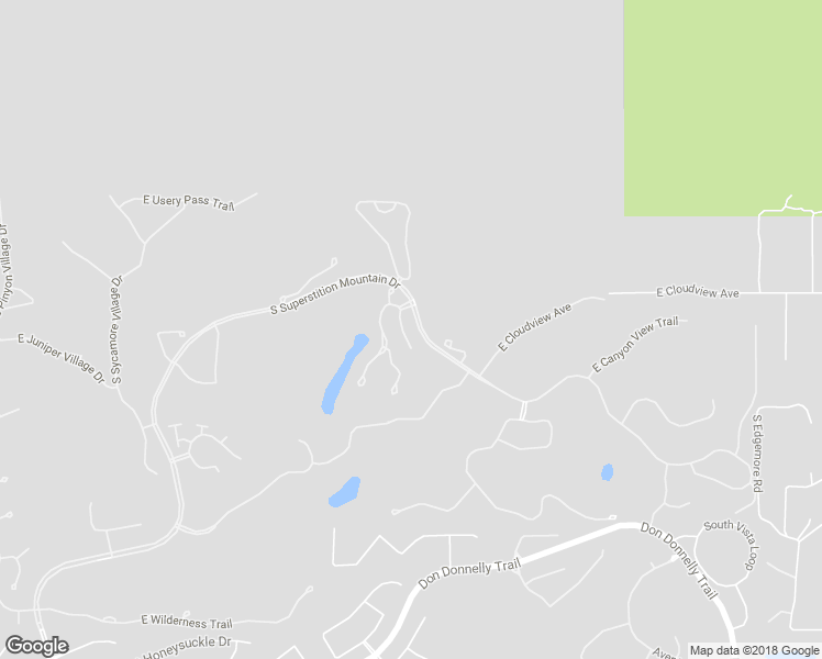 map of restaurants, bars, coffee shops, grocery stores, and more near 2889 South Lookout Ridge in Gold Canyon