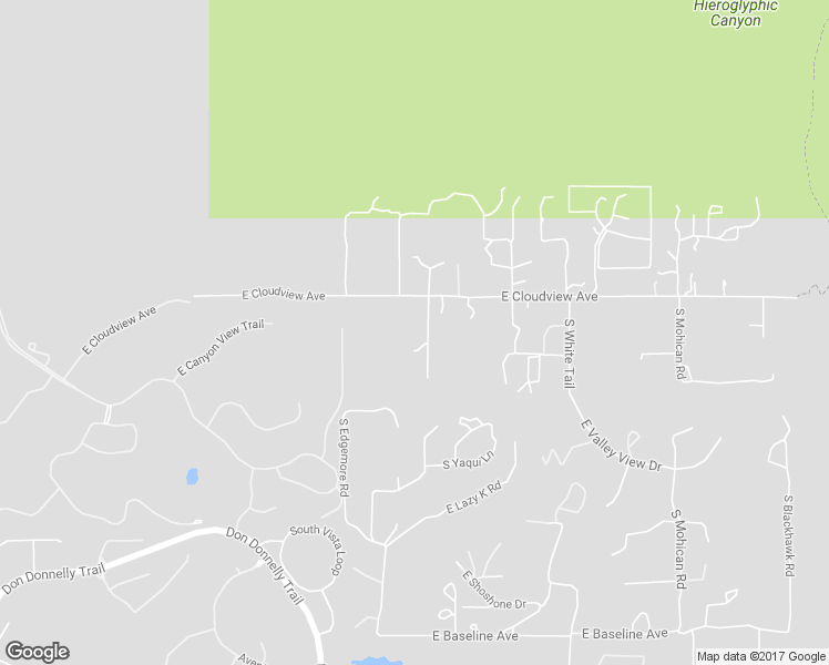 map of restaurants, bars, coffee shops, grocery stores, and more near 2896 South Prickly Point in Gold Canyon