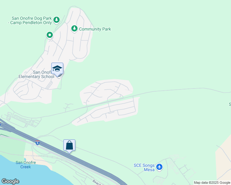 map of restaurants, bars, coffee shops, grocery stores, and more near 1565 Morgan Street in San Clemente