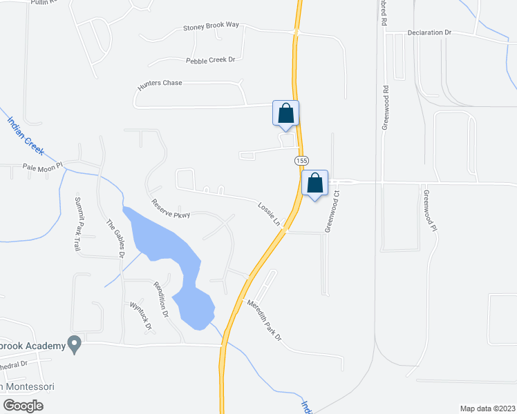 map of restaurants, bars, coffee shops, grocery stores, and more near 145 Lossie Lane in McDonough