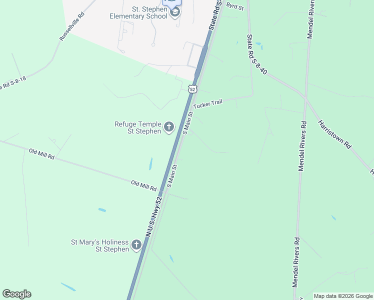 map of restaurants, bars, coffee shops, grocery stores, and more near 946 South Main Street in Saint Stephen