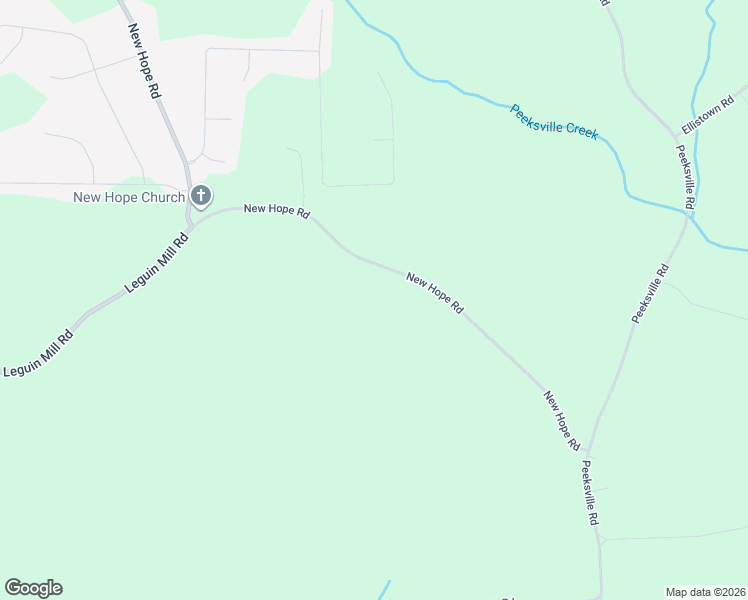 map of restaurants, bars, coffee shops, grocery stores, and more near 2168 New Hope Road in Locust Grove