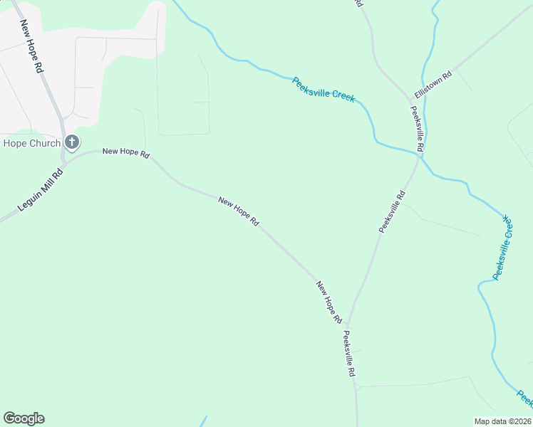 map of restaurants, bars, coffee shops, grocery stores, and more near 2839 New Hope Road in Locust Grove