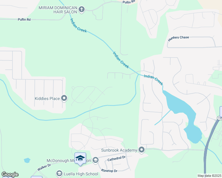 map of restaurants, bars, coffee shops, grocery stores, and more near 250 Crabapple Road in Henry County