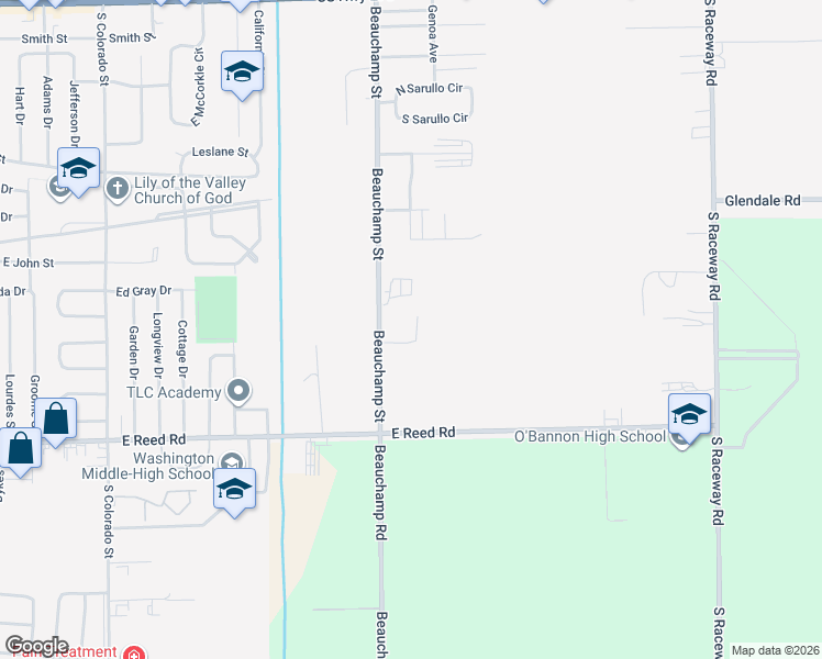 map of restaurants, bars, coffee shops, grocery stores, and more near 1160 Beauchamp Street in Greenville