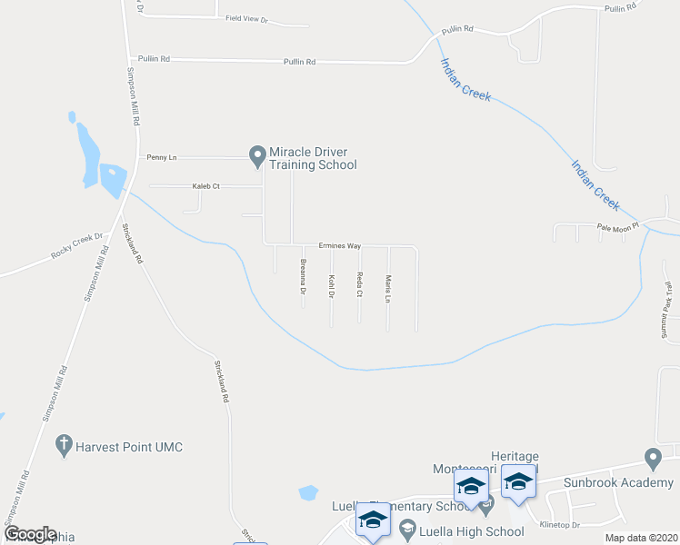 map of restaurants, bars, coffee shops, grocery stores, and more near 812 Kohl Drive in McDonough